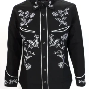 Redstar Rodeo Black White Western Cowboy Vintage/Retro Shirts