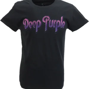 Officially Licensed Mens Deep Purple Logo T Shirt