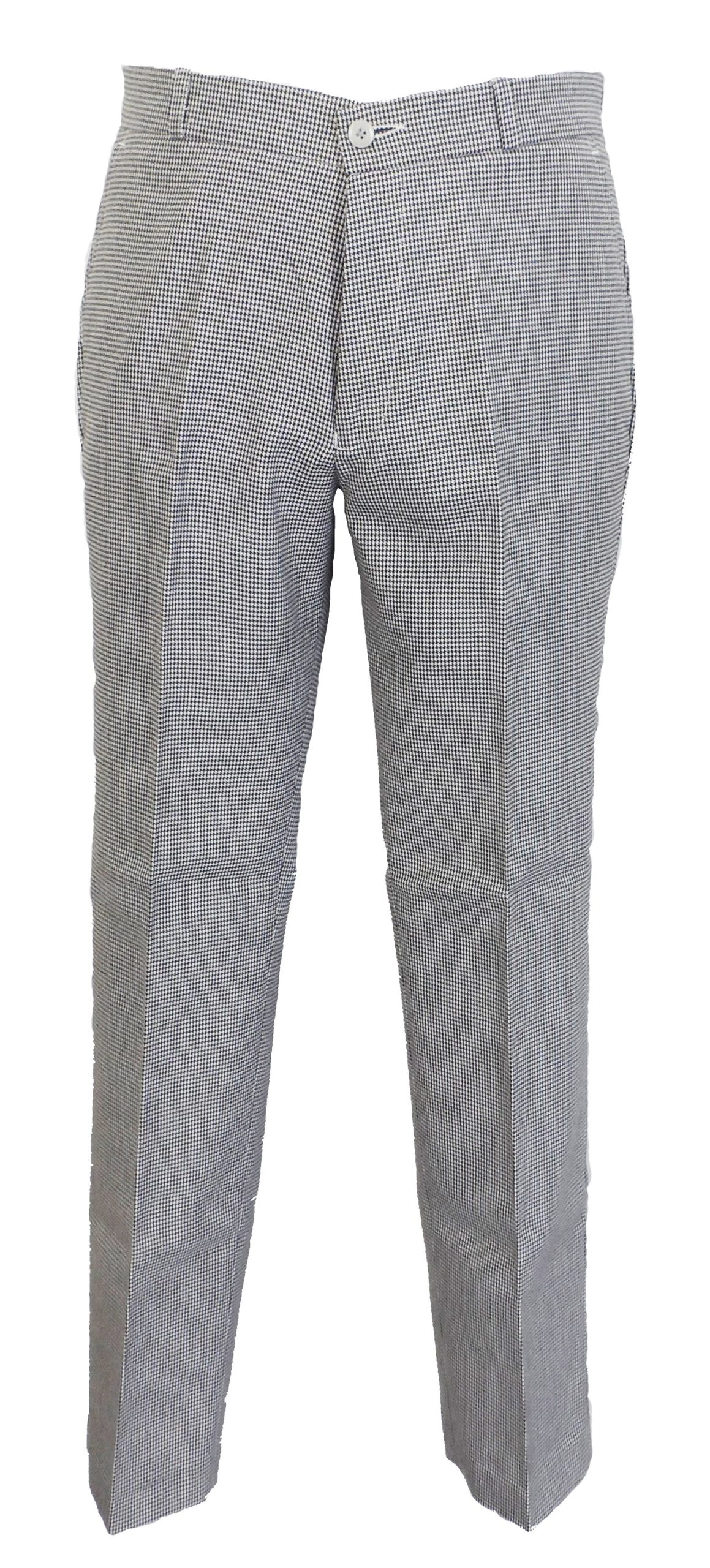 Relco Dogtooth 60S 70S Retro Mod Vintage Sta Prest Trousers - immagine 2