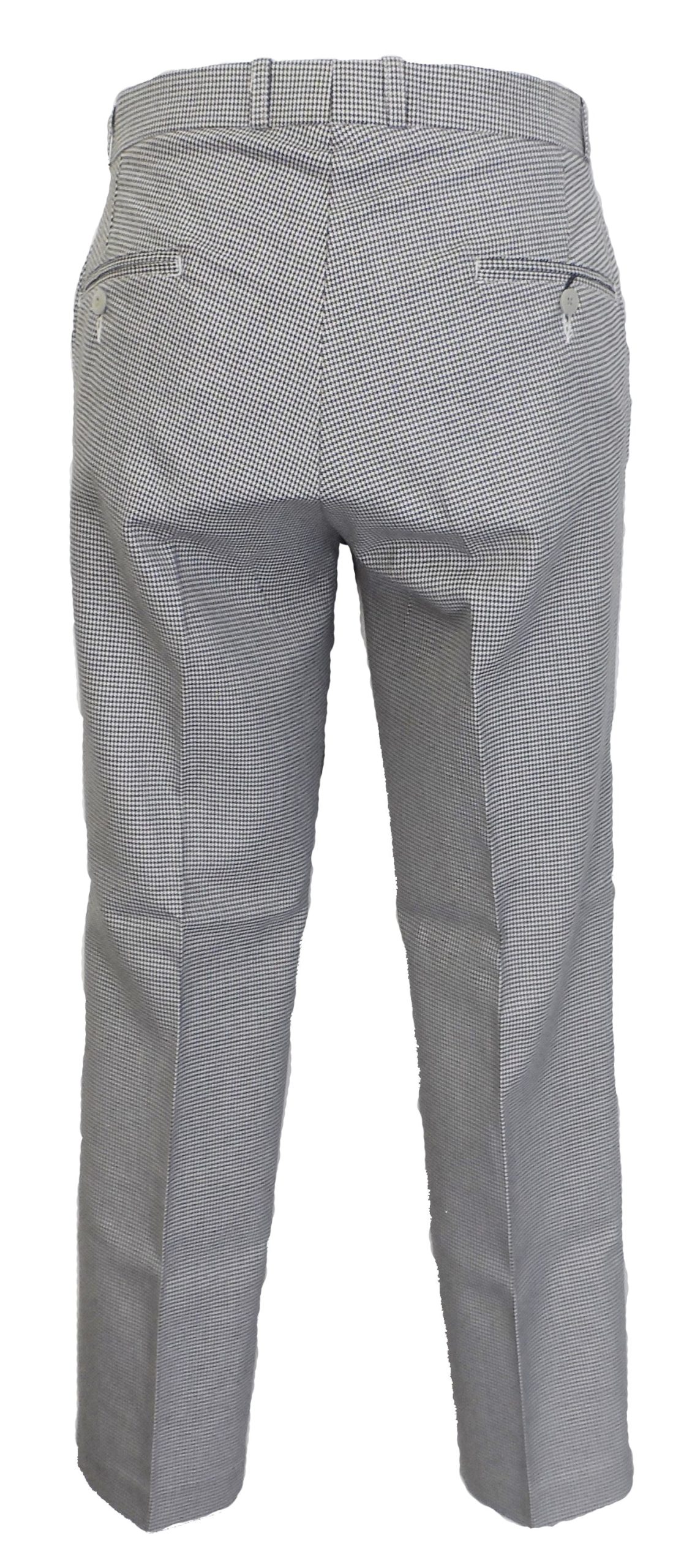 Relco Dogtooth 60S 70S Retro Mod Vintage Sta Prest Trousers - immagine 5