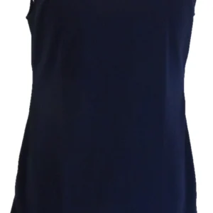 Ladies Retro Navy and Mustard Dusty Mod Dress