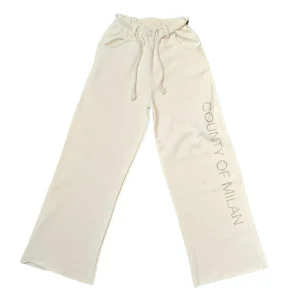 Pantalone In Felpa Overs. Logo Brillant. Donna