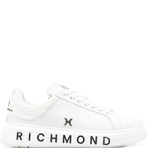 Sneakers Leather Logo Su Para Donna