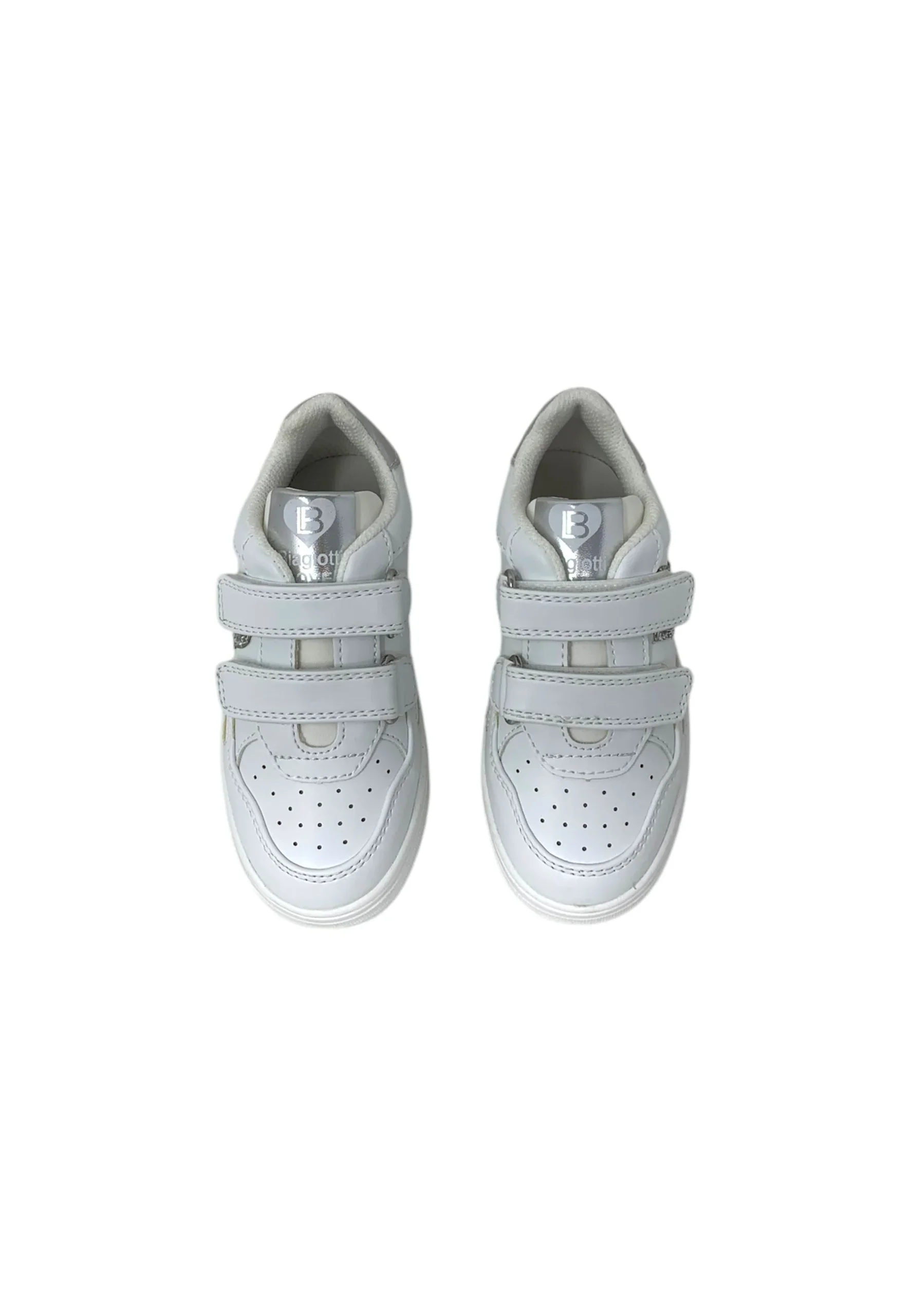 Sneaker LAURA BIAGIOTTI 9505 WHT/SILVER bambina/ragazza - immagine 4