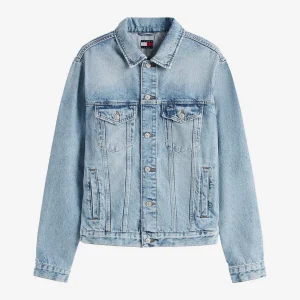 Giubbino In Jeans Rayan Bandiera Retro Uomo