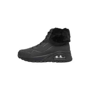 Stivaletto con pelliccia SKECHERS UNO RUGGED - Fall Air 167274/BBK Donna