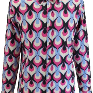 Mazeys Mens Retro Geo Flame Shirt