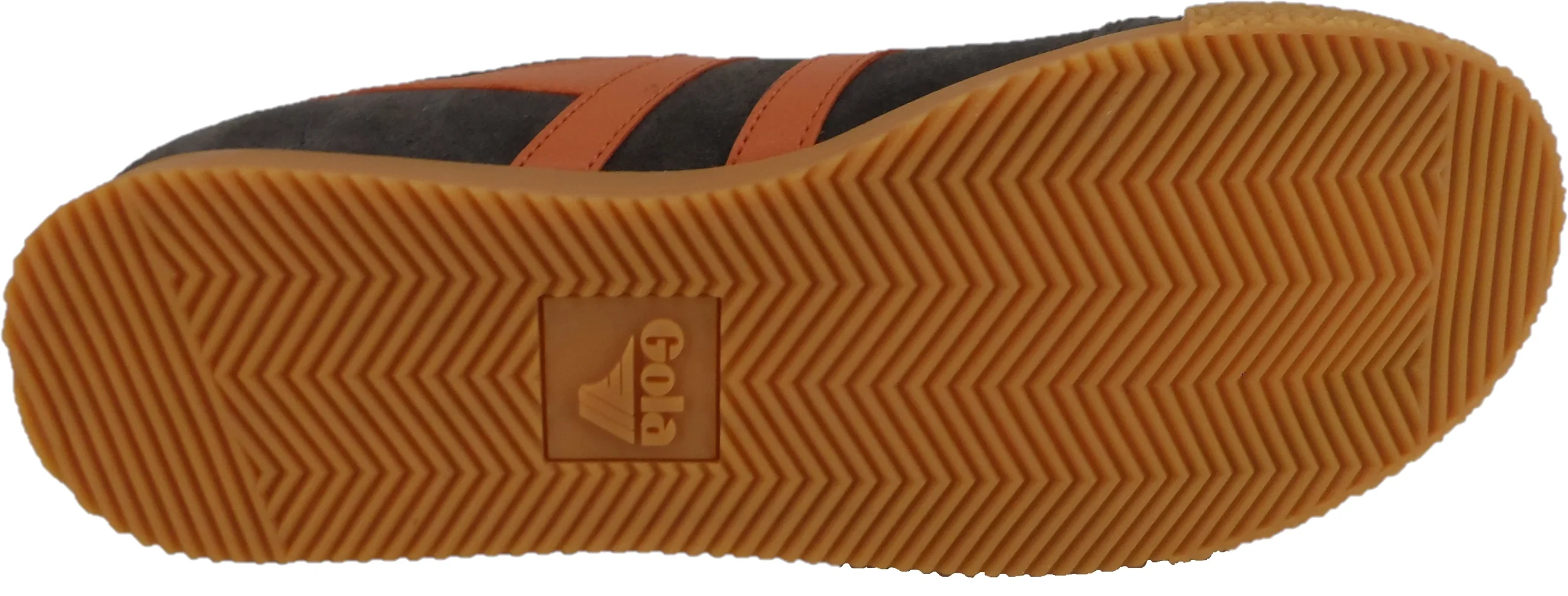 Gola Classics Dark Brown/Orange Harrier Trainers - immagine 6