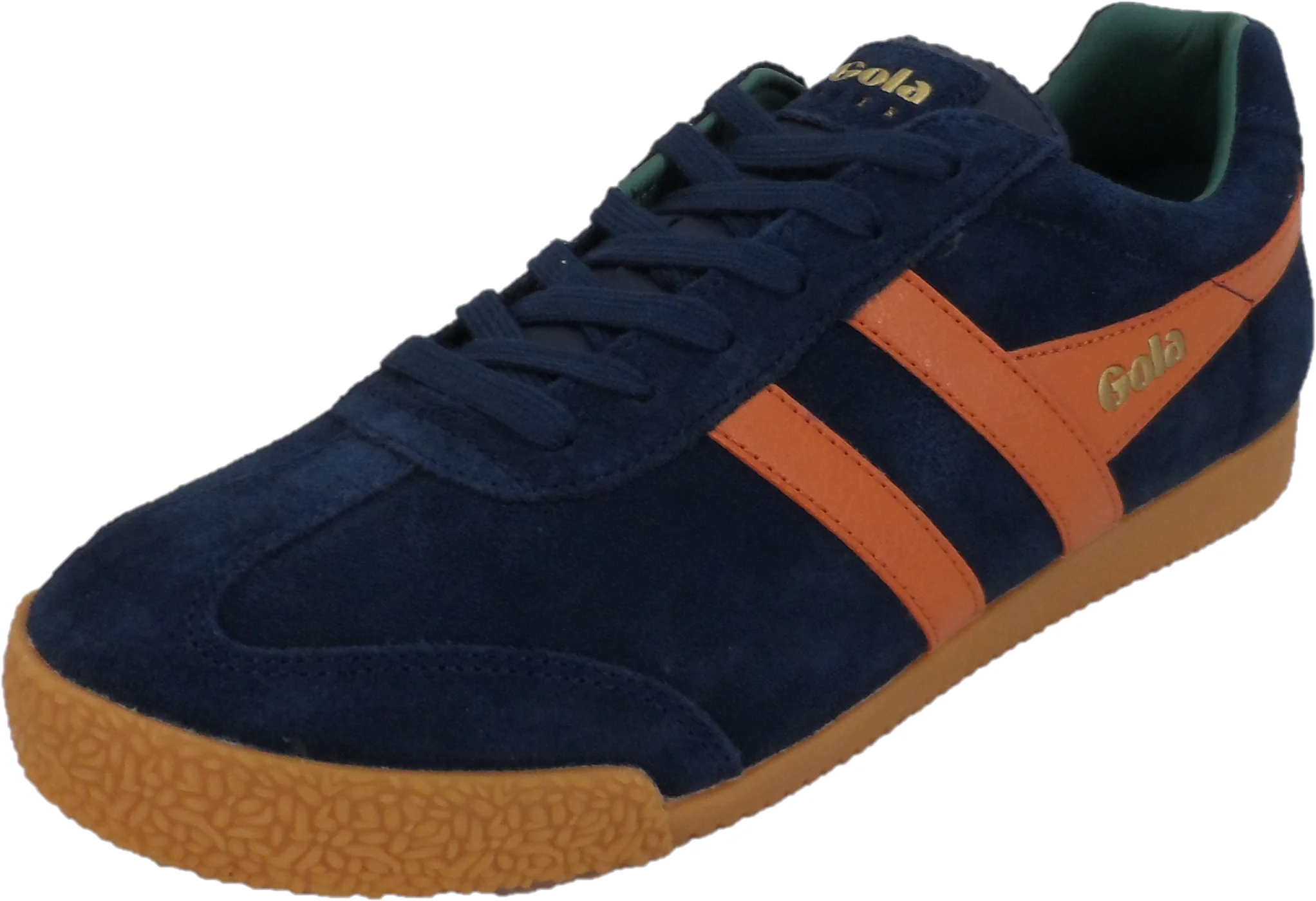 Gola Classics Harrier Navy Orange Sage Trainers