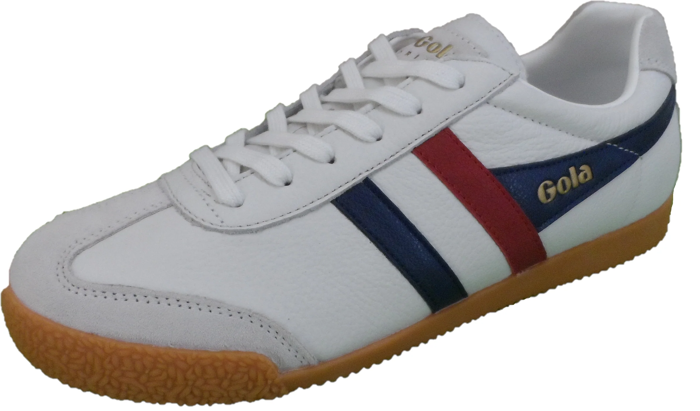 Gola Classics White/Navy/Red Harrier Trainers - immagine 2