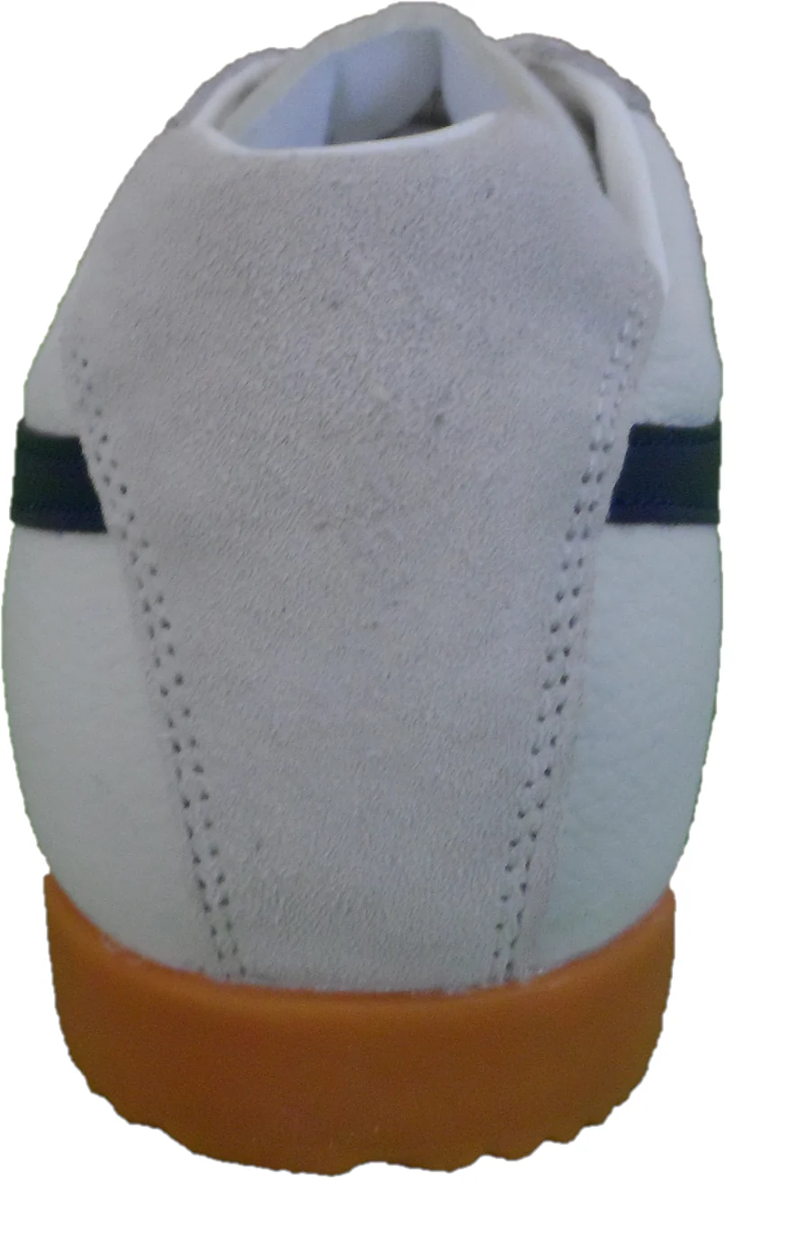 Gola Classics White/Navy/Red Harrier Trainers - immagine 4