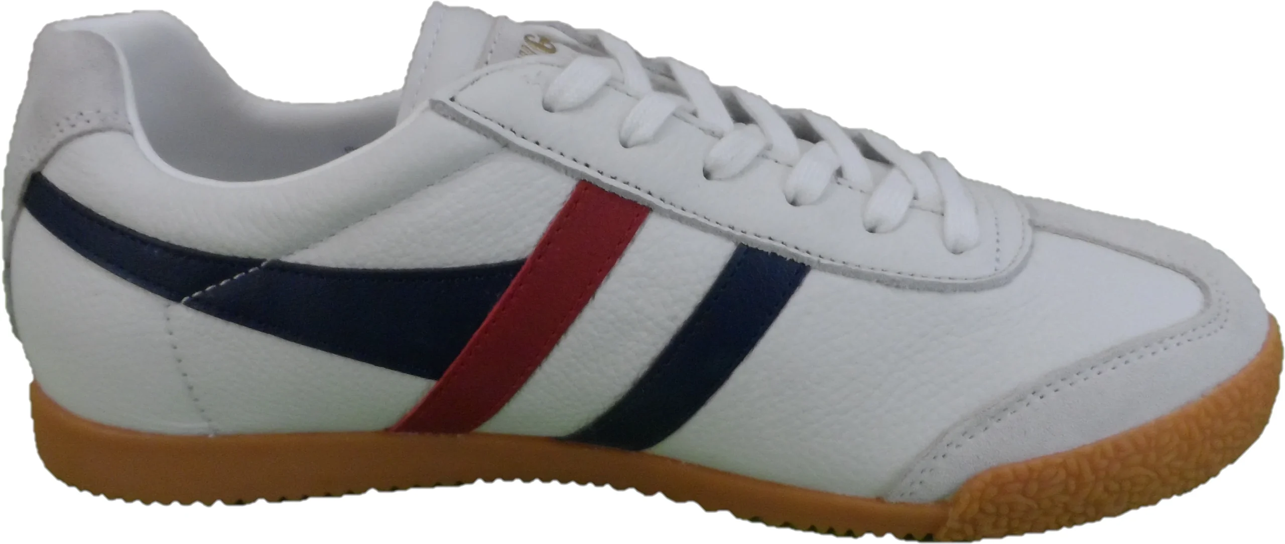 Gola Classics White/Navy/Red Harrier Trainers - immagine 5