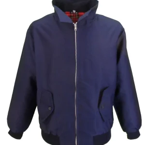 Mazeys Ladies Classic Navy Harrington Jackets