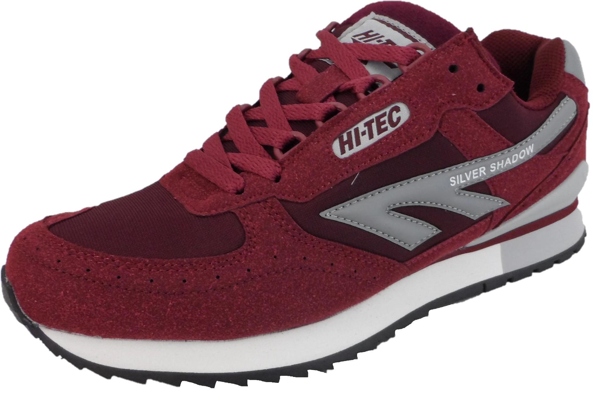 Hi Tec Cherry Red Sliver Shadow OG Retro Trainers - immagine 2