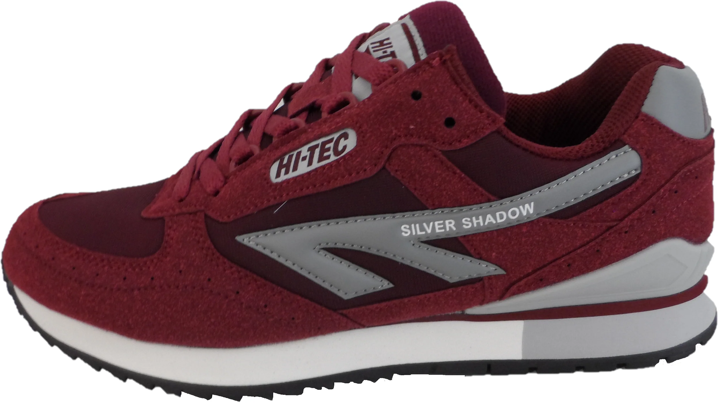 Hi Tec Cherry Red Sliver Shadow OG Retro Trainers - immagine 3