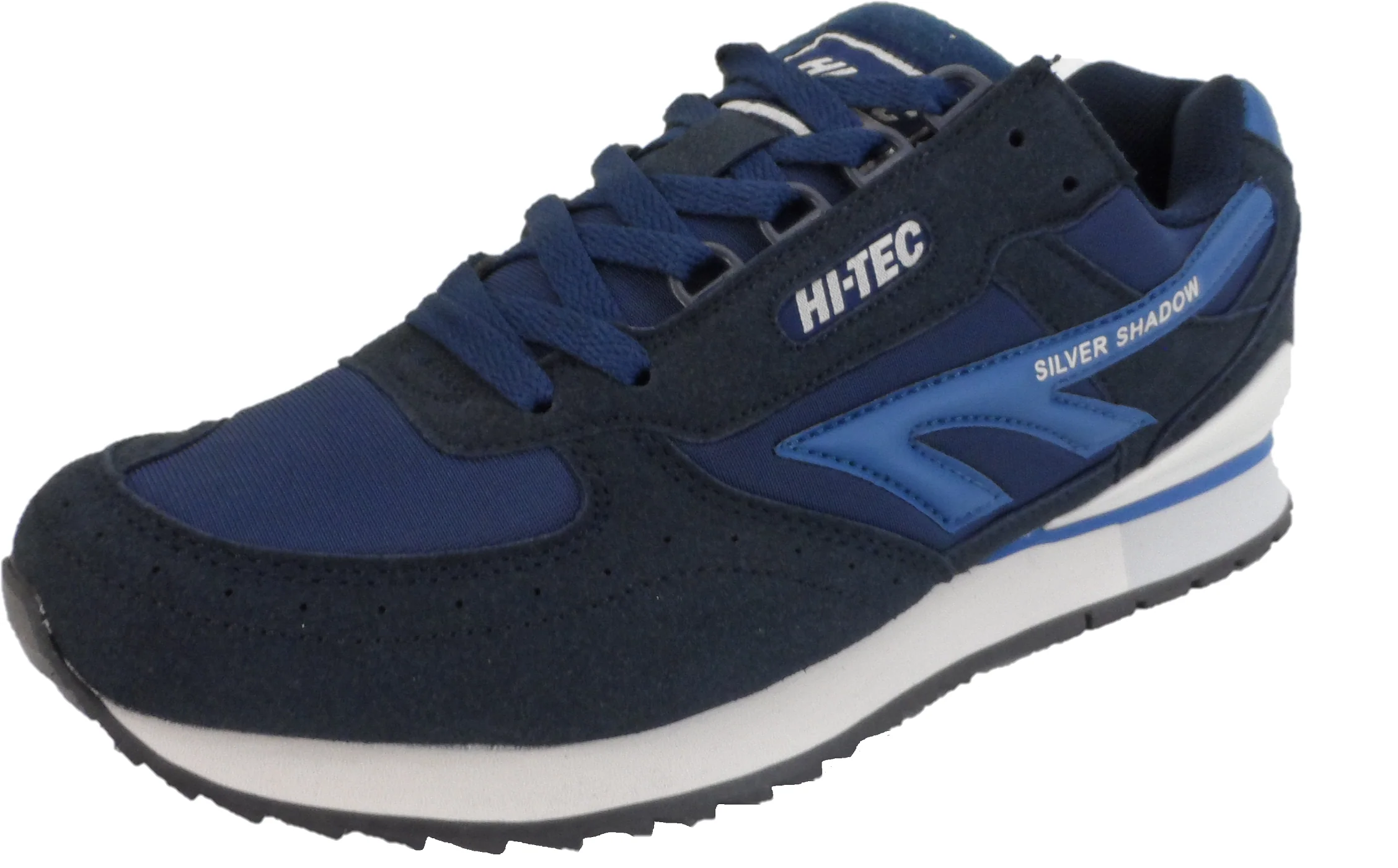Hi Tec Navy Sliver Shadow OG Retro Trainers - immagine 2