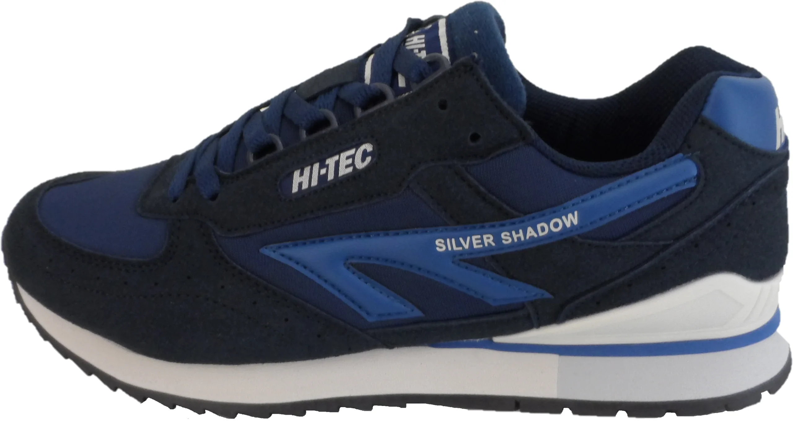 Hi Tec Navy Sliver Shadow OG Retro Trainers - immagine 3