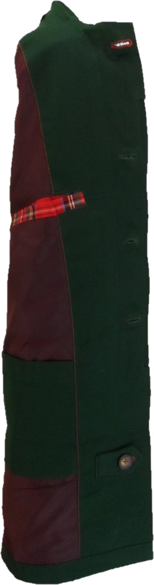 Real Hoxton Mens Green Mac Coat - immagine 3