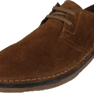 Hush Puppies Mens Tan Real Suede Desert Shoes