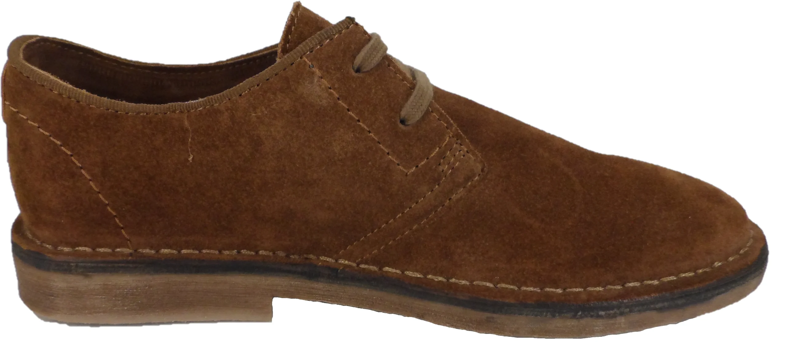 Hush Puppies Mens Tan Real Suede Desert Shoes - immagine 5