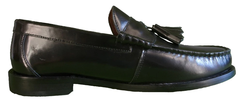 Ikon Original All Leather Retro Mod Black Tassel Loafers - immagine 6