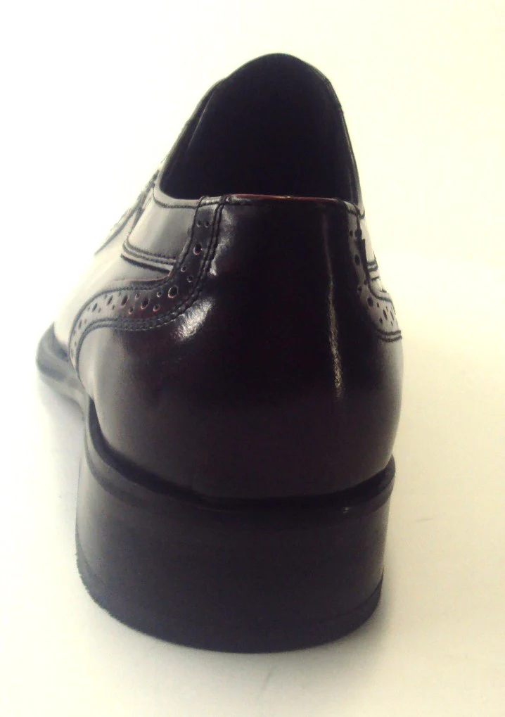 Ikon Original Oxblood Krombie Retro Mod All Leather Brogue Shoes - immagine 5