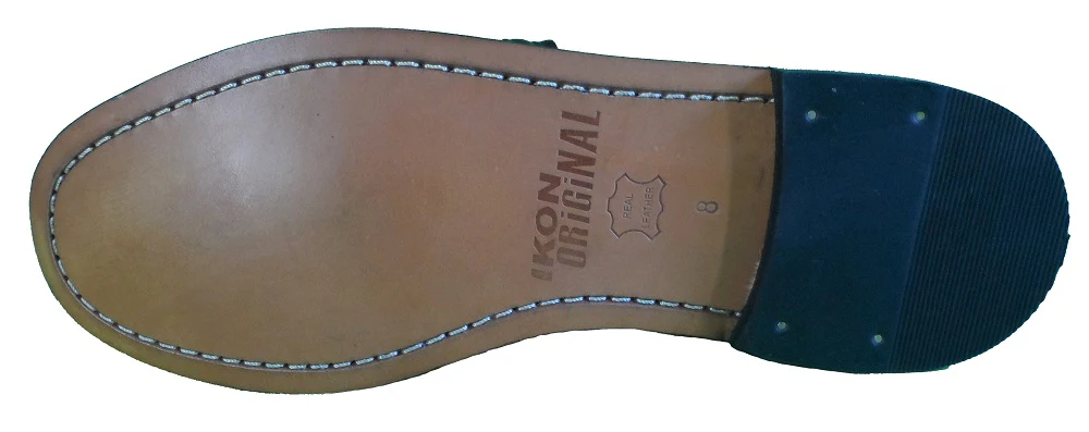 Ikon Original All Leather Retro Mod Black Tassel Loafers - immagine 4