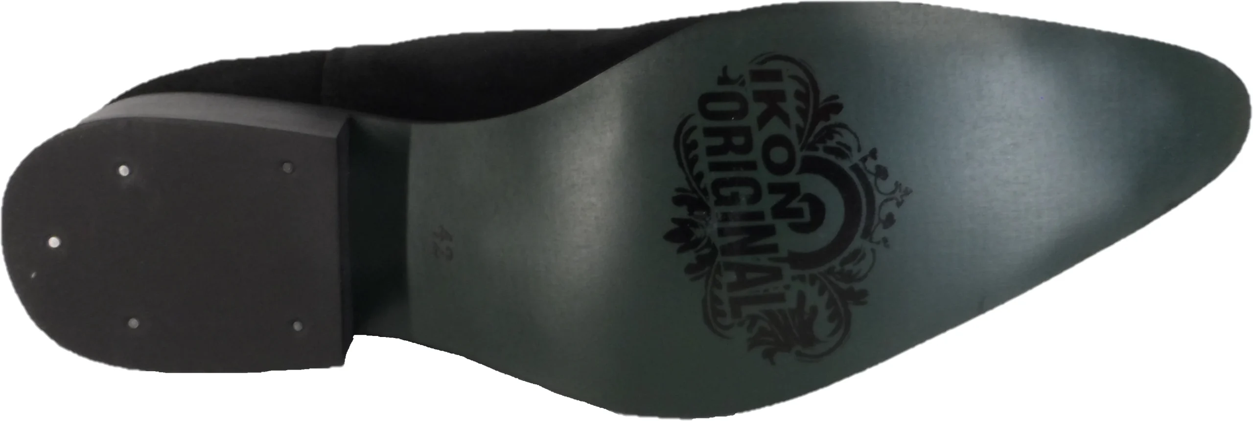 Ikon Original Blue Real Suede Winklepicker Mod Beatle Boots - immagine 6