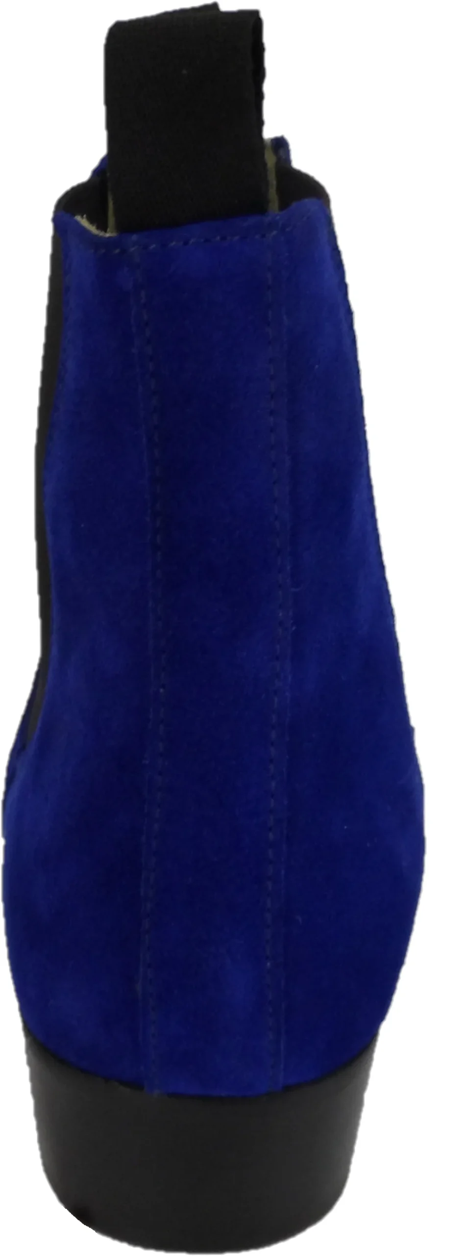 Ikon Original Blue Real Suede Winklepicker Mod Beatle Boots - immagine 4