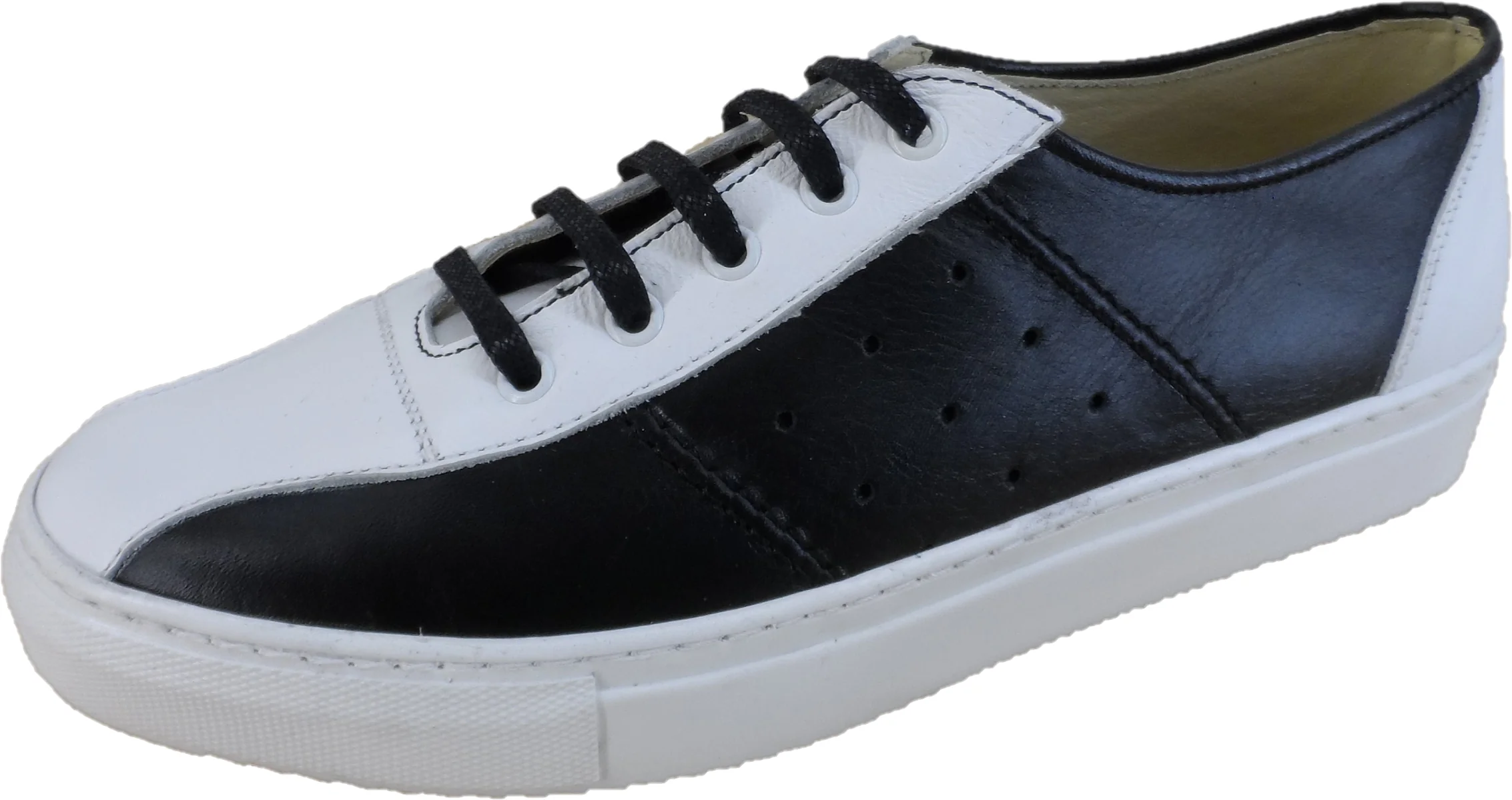 Ikon Original Mens Black/White The Seeker Bowling Trainers - immagine 2