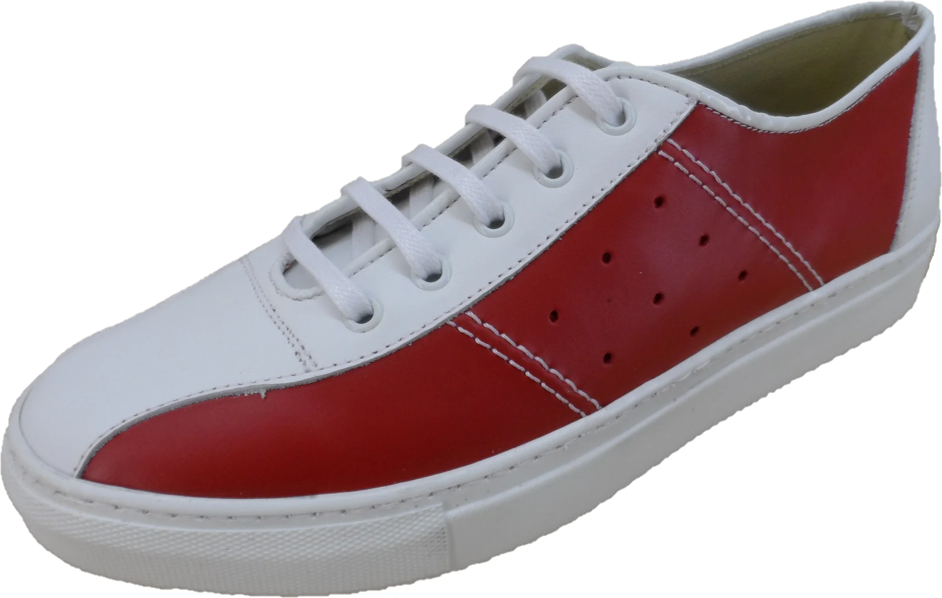 Ikon Original Mens Red, White & Blue The Seeker Bowling Trainers - immagine 2