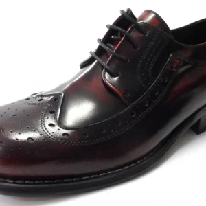 Ikon Original Oxblood Krombie Retro Mod All Leather Brogue Shoes