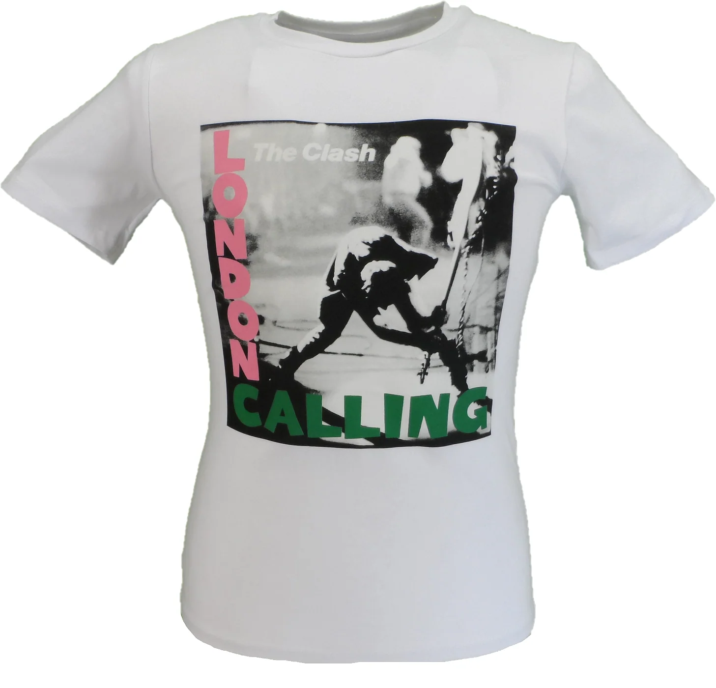 Ladies White Official The Clash London Calling T Shirt - immagine 2