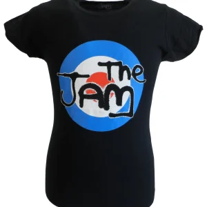 Ladies Official Licensed The Jam Black Target T Shirts