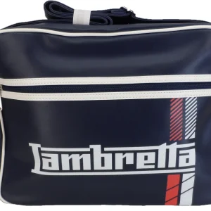 Lambretta Classic Retro Navy/White Messenger Bag