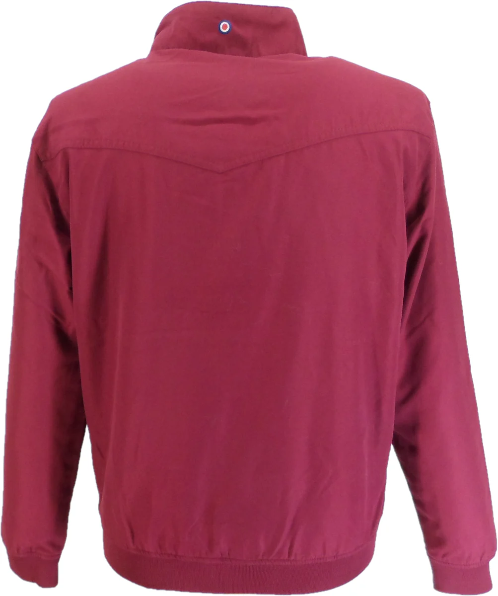 Lambretta Burgundy Showerproof Harrington Jacket - immagine 4