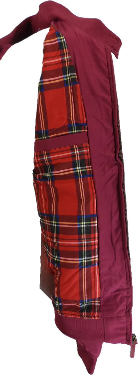 Lambretta Burgundy Showerproof Harrington Jacket - immagine 3