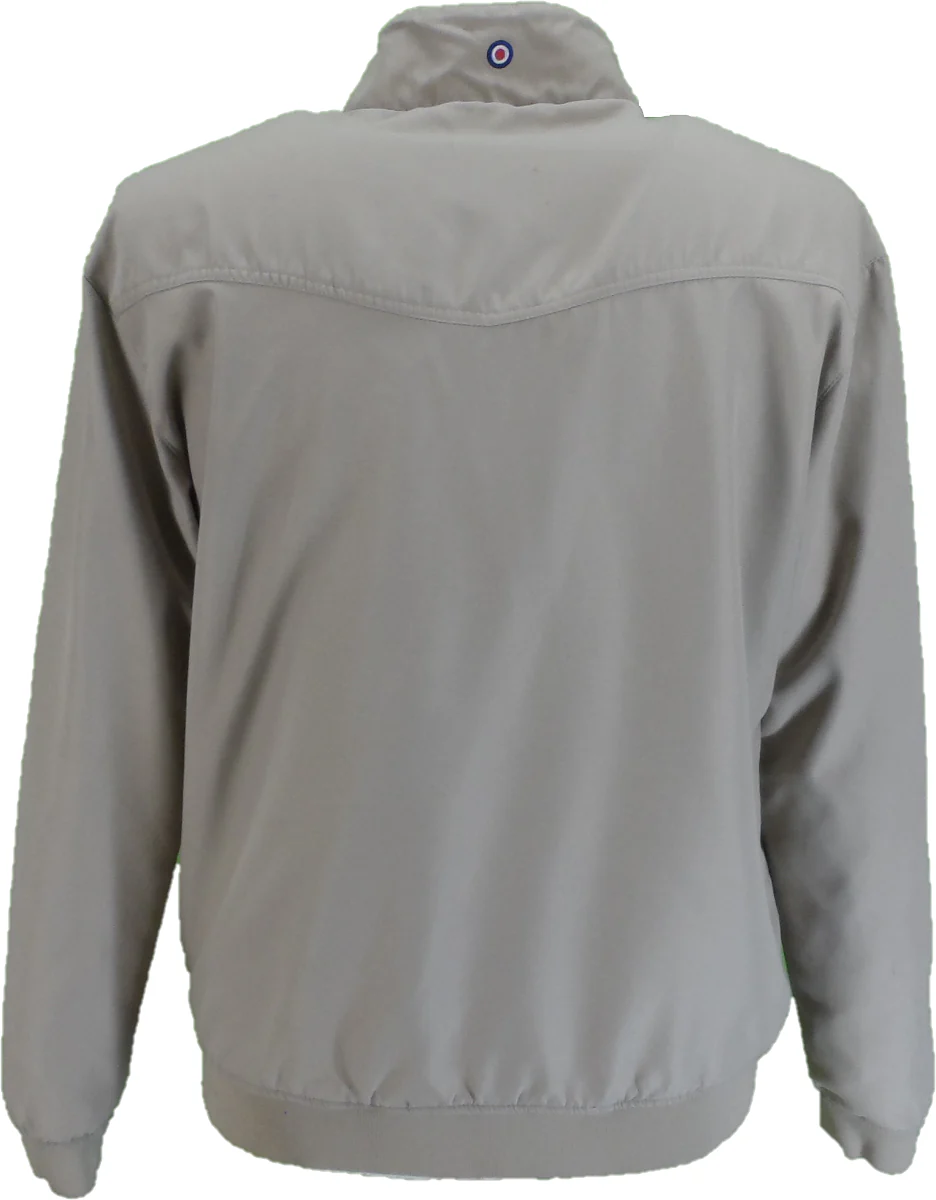 Lambretta Stone/Beige Showerproof Harrington Jacket - immagine 4