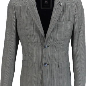 Lambretta Mens Prince of Wales Suit Jacket
