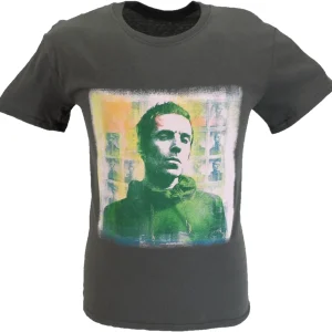 Mens Official Licensed Liam Gallagher Grey T Shirt