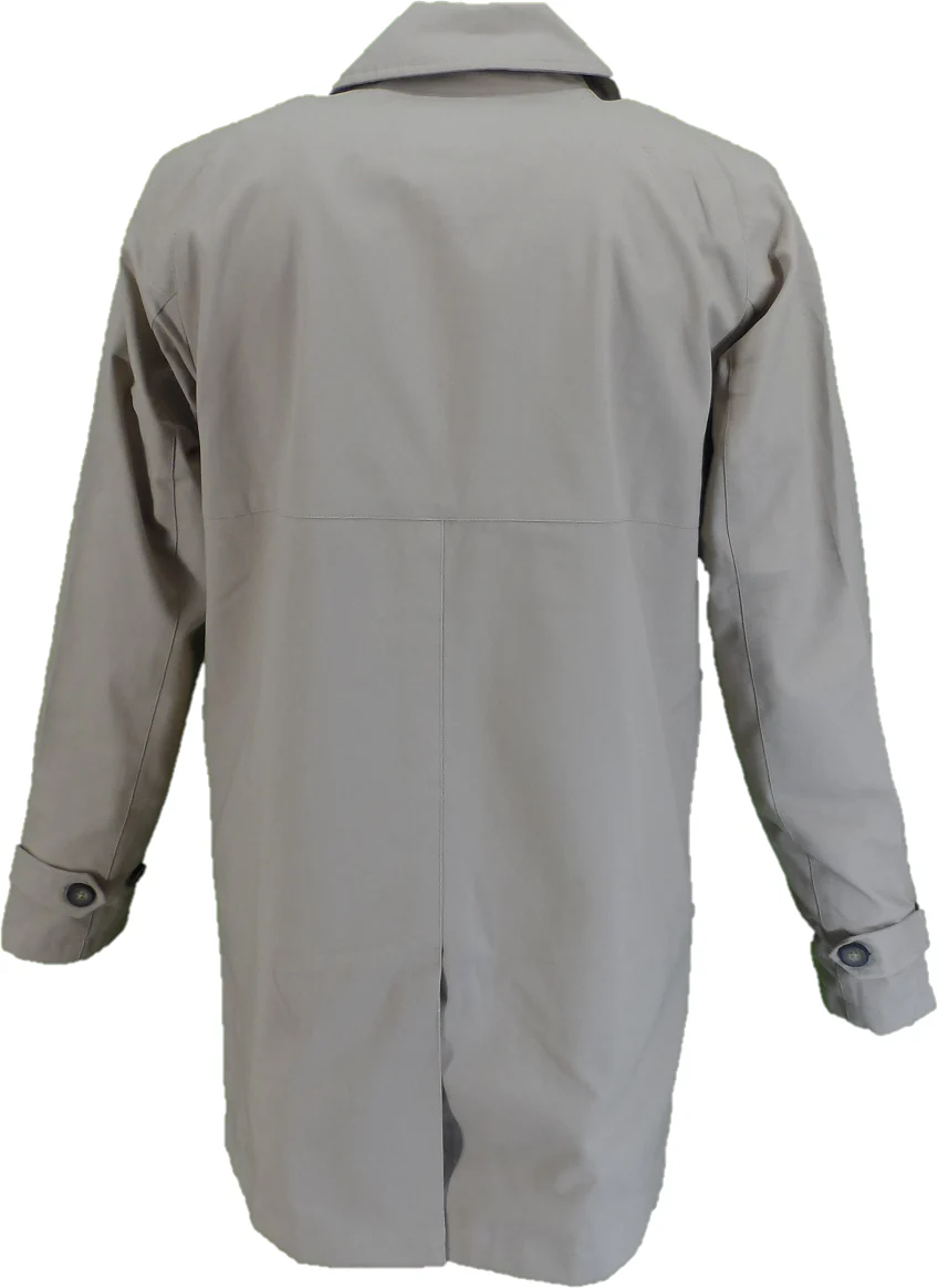 Real Hoxton Mens Beige Mac Coat - immagine 4