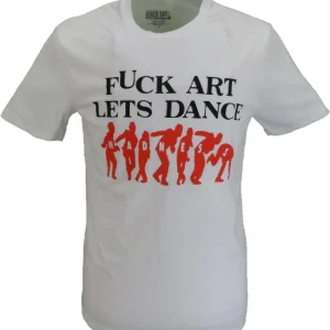 Mens White Official Madness f*** Art Lets Dance Logo T Shirt
