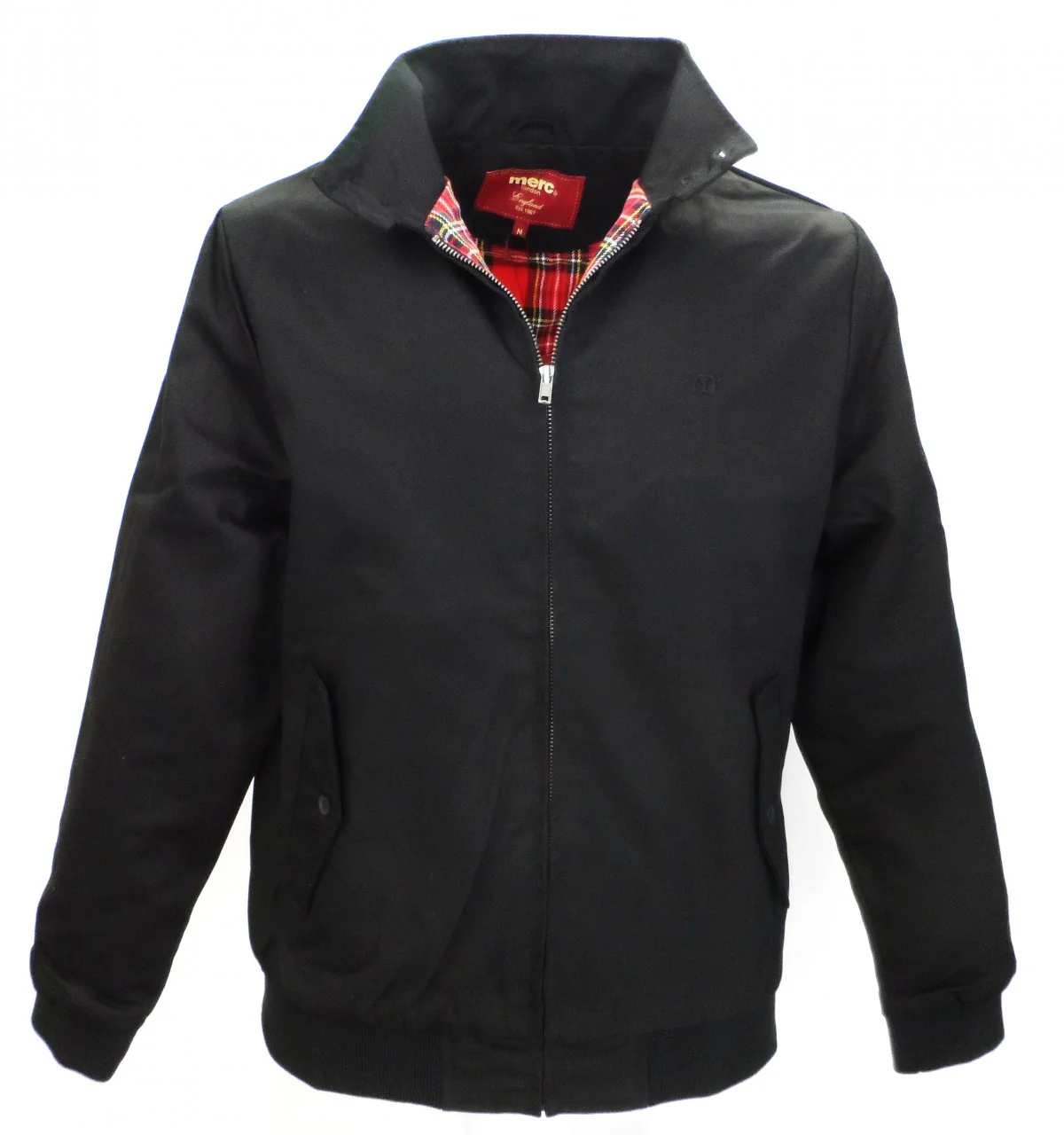 Merc Mens Black Harrington Jacket