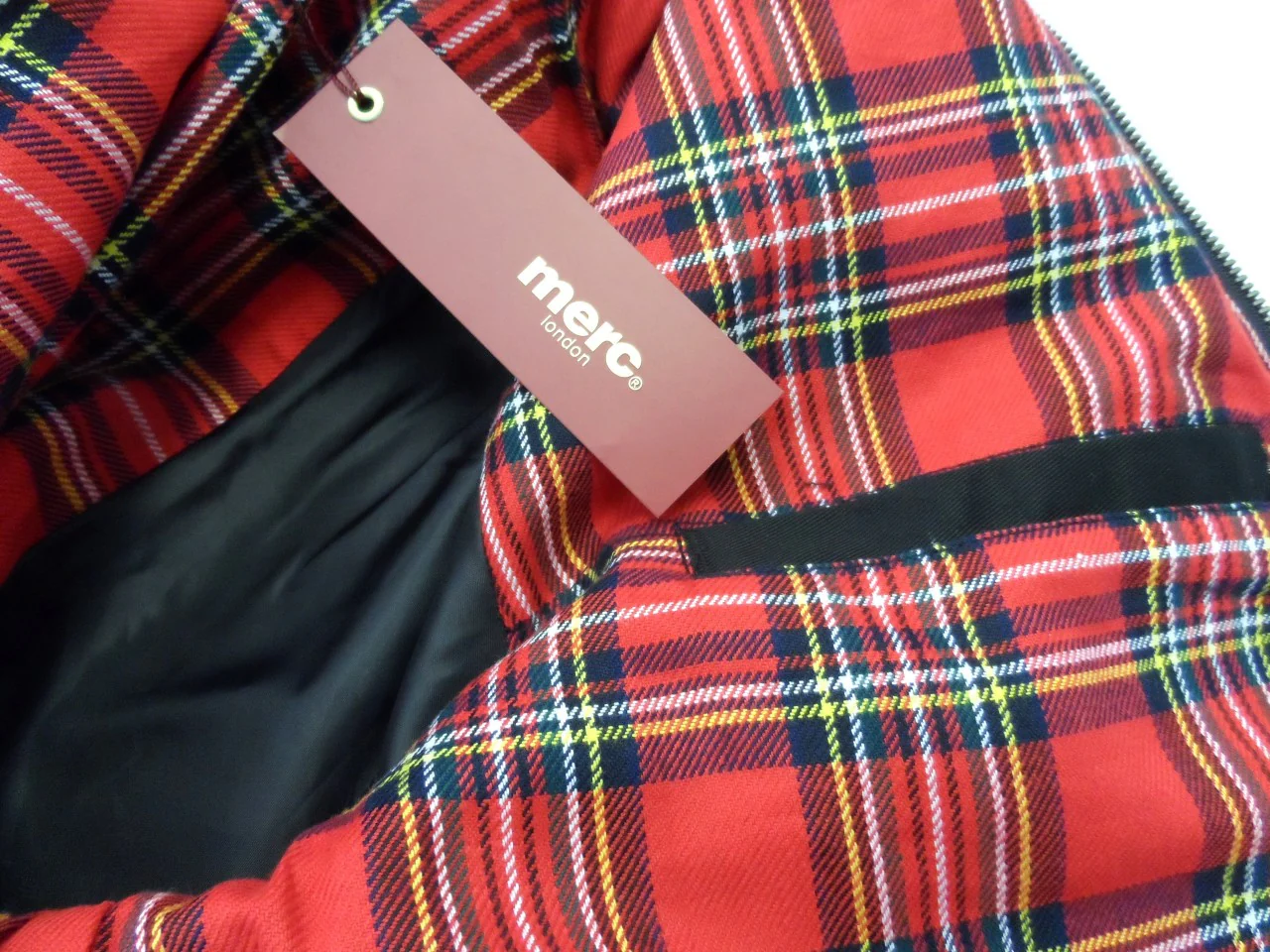 Merc Mens Black Harrington Jacket - immagine 5