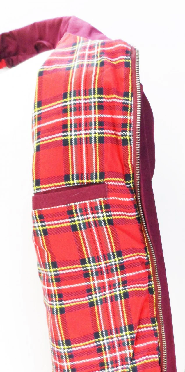 Merc Mens Burgundy Harrington Jacket - immagine 6