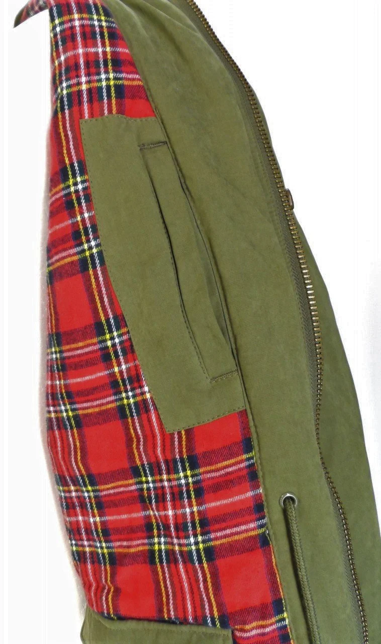 Merc Mens Khaki Green Tobias Mod Style Fishtail Vintage/Retro Parka - immagine 5