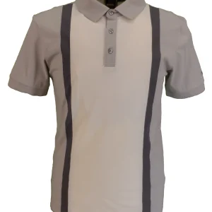 Merc Mens Atlas Grey Classic Polo Shirts