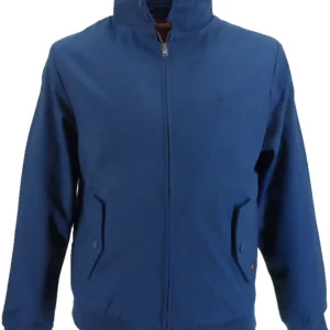 Merc Mens Mid Blue Harrington Jacket