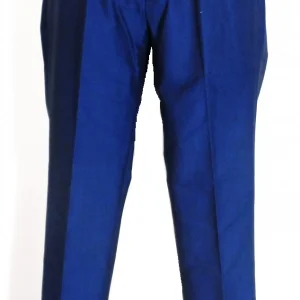 Relco Blue/Black Tonic 60S 70S Retro  Mod Vintage Sta Press Trousers