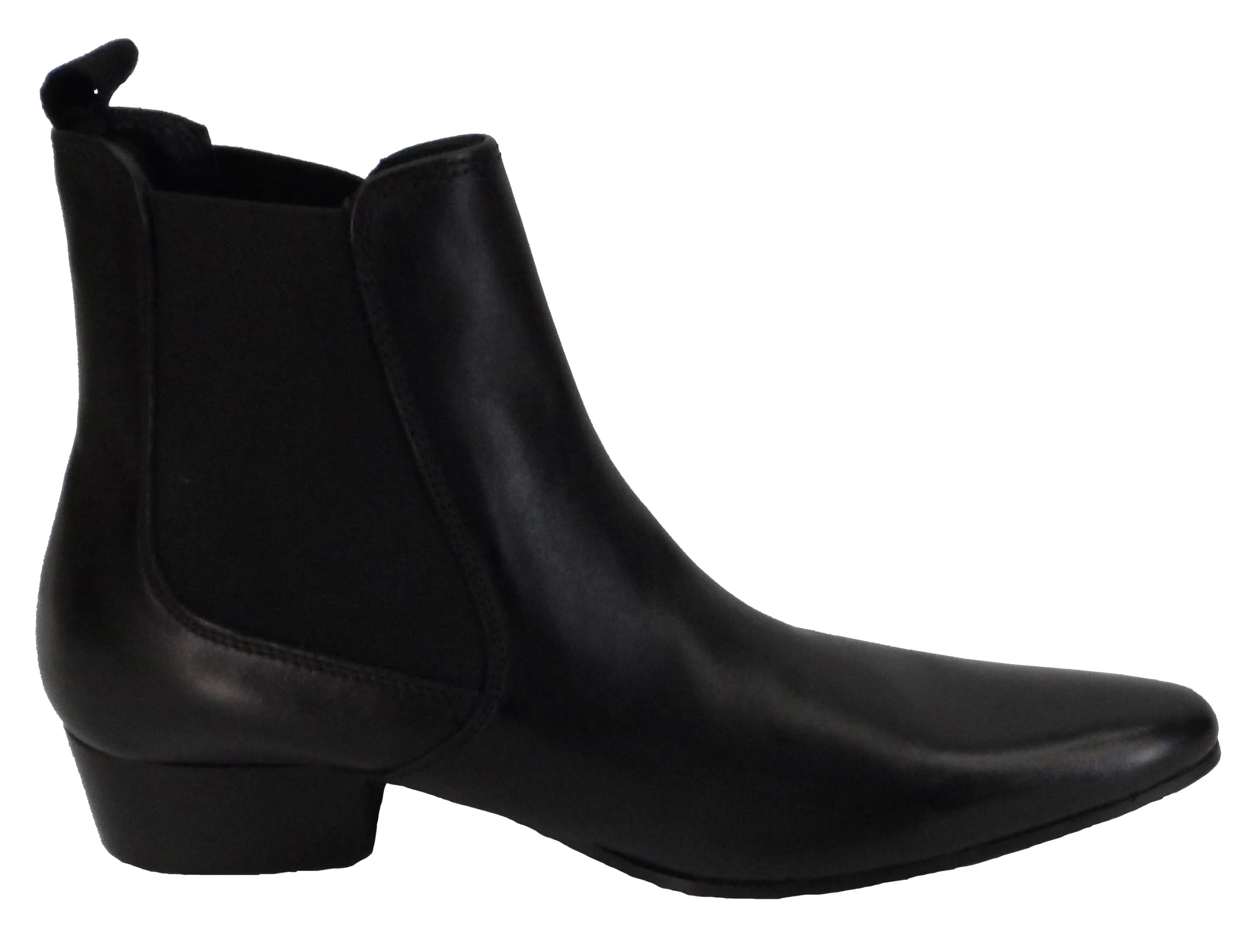 Ikon Original Black Winklepicker Mod Beatle Boots - immagine 5